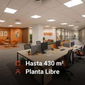 Oficina Planta Libre. Hasta 430 mts2